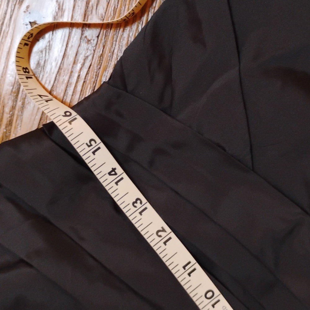 Priscilla of Boston Black Strapless Evening Dress size 14 PROM /wedding/formal - Picture 7 of 9